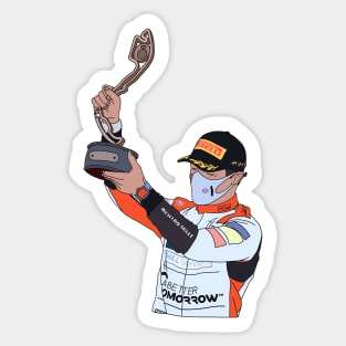 Lando Norris- Monaco Celebration Sticker